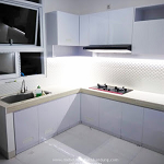 Kitchen Set Top Table Coklat Bu Eva 1804RN