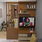 Rak TV Double Function Bu Evi 1803RE